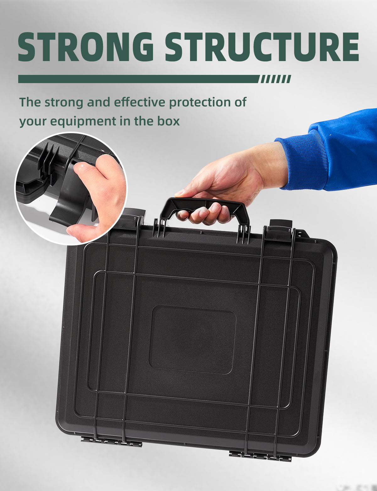 Waterproof Hard Starlink Mini Case for Starlink Mini Dish Kit, Portable Carrying Case with Precision Cut Foam for Accessories, Ideal for Travel and Camping