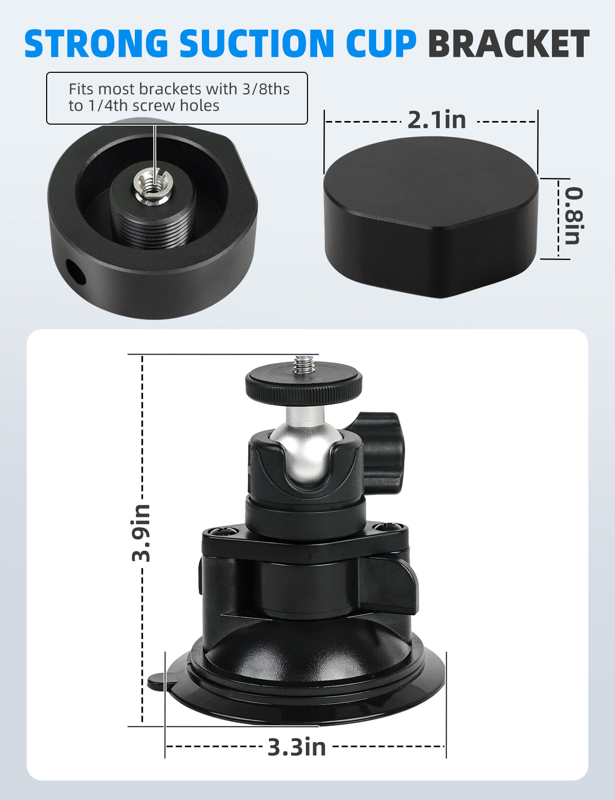 Rectangular Satellite Suction Cup Mount, Adjustable Angle Rectangular Satellite Adjustable Angle Suction Cup for Mini Dish Yacht Roof Rack Install