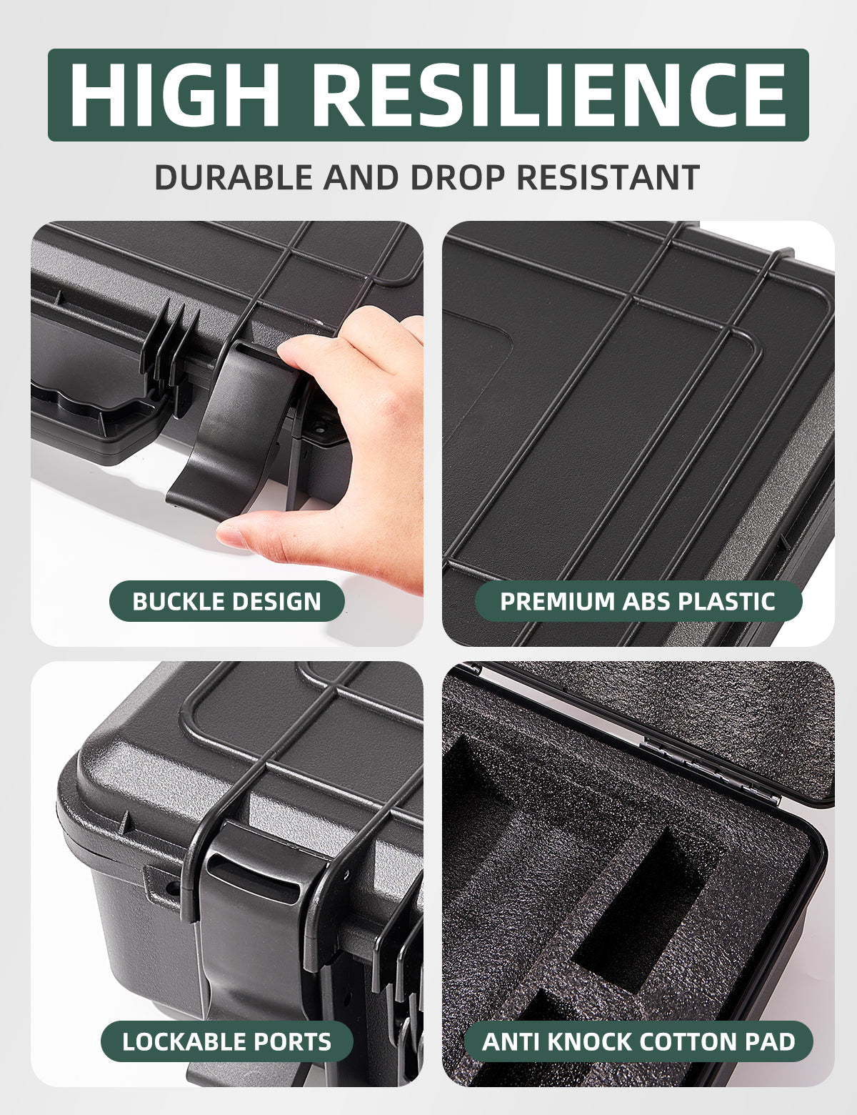 Waterproof Hard Starlink Mini Case for Starlink Mini Dish Kit, Portable Carrying Case with Precision Cut Foam for Accessories, Ideal for Travel and Camping