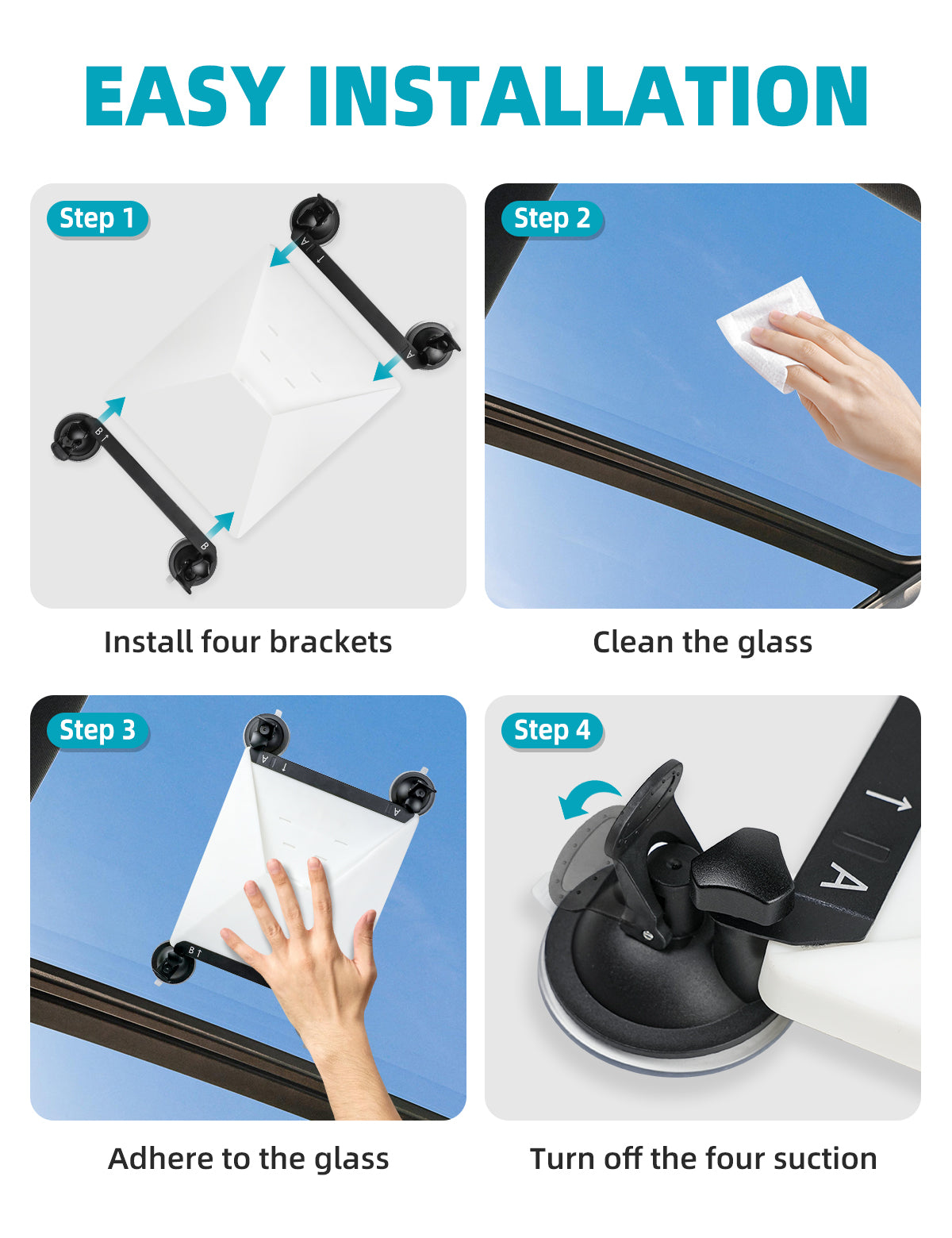 Starlink Mini Mount Suction Cup Mount For Rooftops, Suitable For Various Car Models, Boats, And Roofs