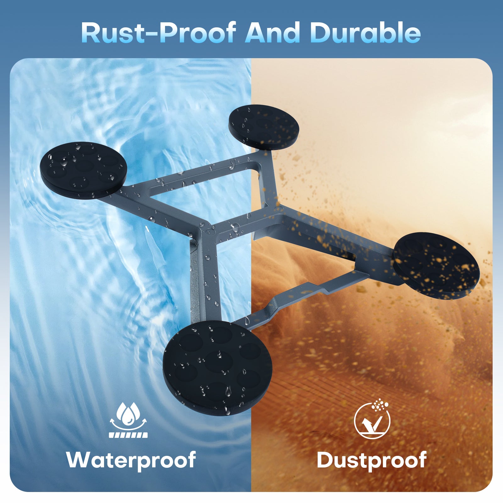 Starlink Mini Magnetic Mount for Vehicle Roof, Heavy-Duty Magnet Base with Secure Hold for RV, Car, Truck & Boat