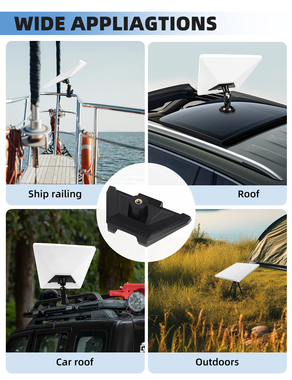Starlink Mini Mount,Starlink Mini Adapter Perfect Match for Starlink Mini,1/4"~20 Threaded Tailored for Mini Starlink,Starlink Mini Tripod Adapter, Starlink Mini Tripod Mount,Starlink Mini Accessories