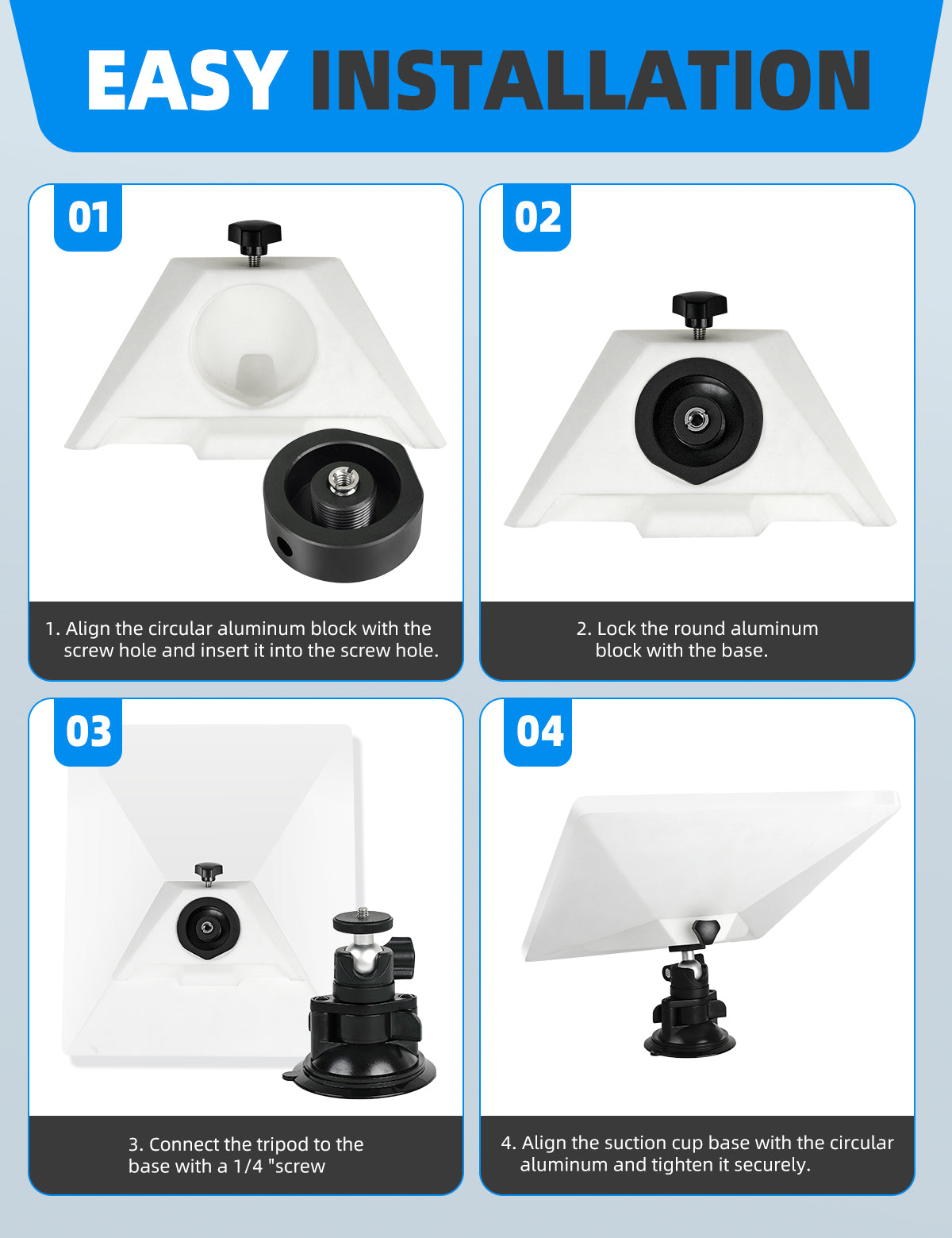 Rectangular Satellite Suction Cup Mount, Adjustable Angle Rectangular Satellite Adjustable Angle Suction Cup for Mini Dish Yacht Roof Rack Install