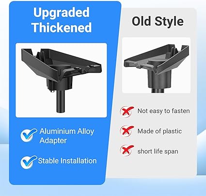 Starlink Gen 3 Tripod Stand with Tent Stakes & Alloy Pipe Adapter, Portable Rev4 Disc Mounting Kit for Camping, Outdoor Activities, Temporary Workplaces - Weatherproof Ground Anchor for Satellite Dish