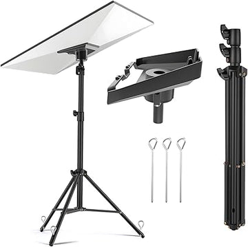 Starlink Gen 3 Tripod Stand with Tent Stakes & Alloy Pipe Adapter, Portable Rev4 Disc Mounting Kit for Camping, Outdoor Activities, Temporary Workplaces - Weatherproof Ground Anchor for Satellite Dish
