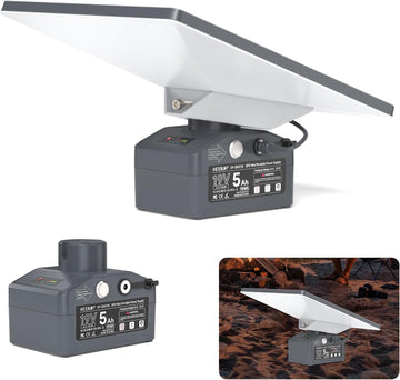 Starlink Mini Battery Pack with Charger, Portable Waterproof Power Bank Mount for Starlink Mini Dish,Outdoor Camping Power Supply 19V/ 5Ah/ 95Wh, Plug and Play, Rechargeable Battery, StarLink Mount