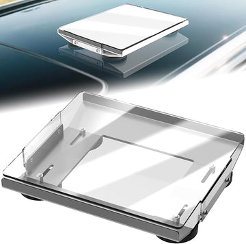 Starlink Mini Car Mount – 256 Lb High-Power Magnet Mount, Aluminum Alloy Base with Thick PC Protective Cover for Car, RV, Truck, Metal Surfaces, No Signal Obstruction