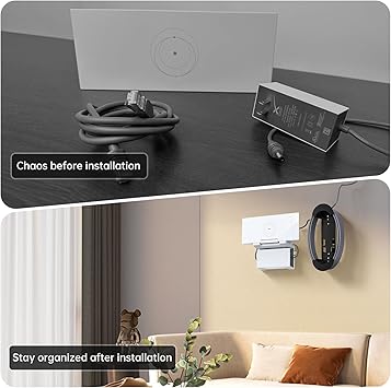 Starlink Gen 3 Mount, All in One Starlink Standard V3 Mesh Router and Star Link Gen 3 Power Supply Mounting Kit for StarLink V3&Gen3 HP Standard Router,UTR-32